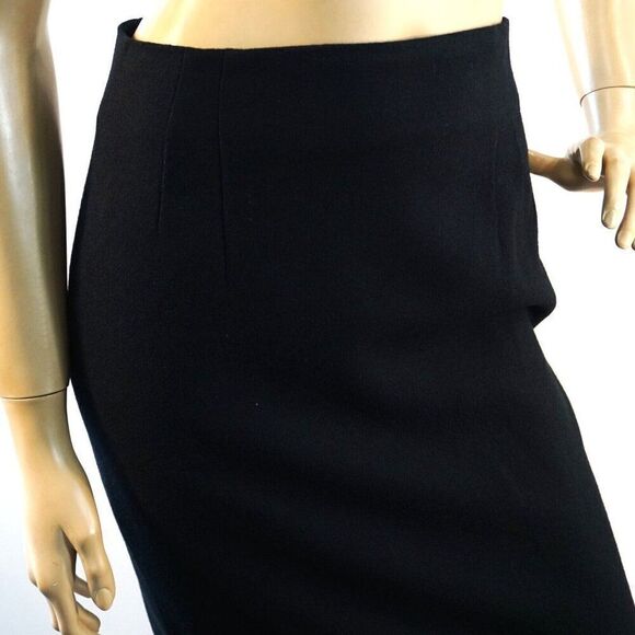 JONES NEW YORK Pencil Skirt Womens Size 6 Black Wool Lined - Picture 5 of 7